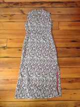 Vintage Laura Ashley Floral Jumper Maxi Full Length Rayon Dress UK Made 6  - $148.49