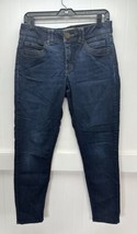 Democracy Ab Technology Skinny Ankle Jeans Womens 8 Midrise Stretch Blue Denim - £19.65 GBP