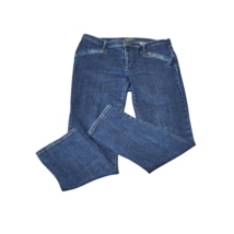 Lauren Ralph Lauren Womens Jean Denim Pants Straight Leg Zip Pockets 14 - $20.41 CAD