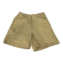 Karen Scott Sport Women&#39;s Khaki Shorts Size 8 - £14.16 GBP