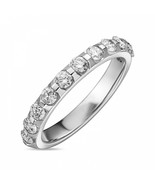 0.71 Ct VVS/DF 14K White Gold Jewelry Round Diamond Lab Grown Wedding Ba... - €730,67 EUR