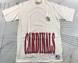 Vintage St. Louis Cardinals T Shirt Large White Graphic Print Embroidere... - $24.74