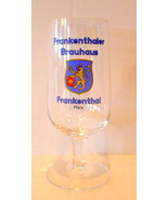 Frankenthaler Brauhaus Frankenthal Pfalz RARE footed beer glass - £22.12 GBP