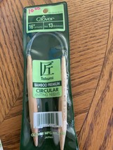 Clover Bamboo circular knitting needles 16&quot; Size US 13 (9mm) - $4.50