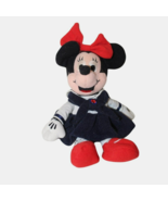 Disney Minnie Mouse Plush Red Bow, Sailor Dress  Bean Bag - $14.36