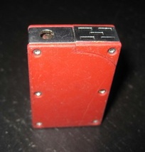 Vintage NOVELTY European Red Automatic Gas Butane Torch Lighter - $13.99