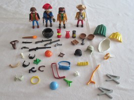 Mostly Vintage Geobra Playmobil Mixed Lot Figures Accessories Robe Hat Beards - £16.78 GBP