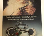 1976 Shower Massage By Pik Vintage Print Ad Advertisement Santa Claus pa21 - $7.91