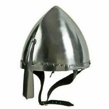 Norman / Viking Nasal Helmet LARP / SCA/ Medieval Reenactment Costume x-MAS Gift - £50.51 GBP
