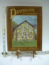 Desperate Enterprises 1992 Product Catalog * Metal Signs trade Samples K... - £33.88 GBP