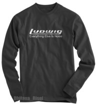 Ludwig Percussion Drums Cymbal Logo Long Sleeve T-Shirt - £23.04 GBP+