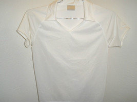 Beautiful Women&#39;s Nike Golf Dri-Fit Polo White Size Small 4-6 Excellent! - £19.45 GBP