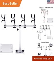 Crappie Rod Holder PVC Coated Steel Wire Fishing Pole Holders for Boats ... - $202.63