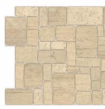 Dundee Deco PG7006 Light Beige Faux Limestone, 3.2 ft x 1.6 ft, PVC 3D Wall Pane - £7.34 GBP+