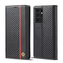 for Samsung Galaxy Note 20 Ultra (Color: Black) CarbonFiber Stylish Leat... - $966.60 MXN