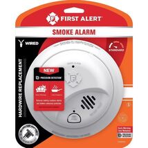 First Alert Hard-Wired w/Battery Back-up Ionization Smoke Detector - $33.95