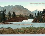 Fiocco Fiume Falls Banff Alberta Canada Unp Non Usato DB Cartolina H16 - $4.04