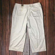 Worthington Women&#39;s Size 14 Modern Fit Cropped Capri Pants Cool White NWT  - £19.46 GBP