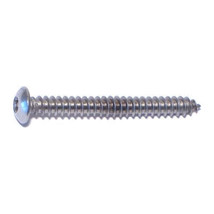 #8 x 1-1/2&quot; 18-8 Stainless Security Button Sheet Metal Screws (8 pcs.) - £14.30 GBP