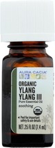 Aura Cacia Organic Ylang Ylang Essential Oil (1x.25 Oz) - £20.77 GBP
