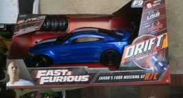 Jada Fast &amp; Furious Jakob&#39;s Ford Mustang GT R/C Radio Control Drift 1:10 New - £28.39 GBP