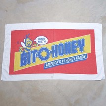 Vintage Bit-O-Honey Candy Made in USA Advertising Beach Towel - £15.64 GBP