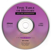 Time Table of History Arts &amp; Entertainment (PC-CD, 1992) for DOS - New in SLEEVE - $3.98