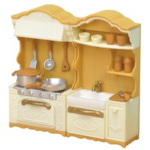 Sylvanian Families furniture kitchen stove sink set Epoch Japan Import F... - $16.91