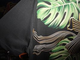 Robert Graham Shirt Mens M Medium Charcoal Black Botanical Odessy Floral Cotton image 7