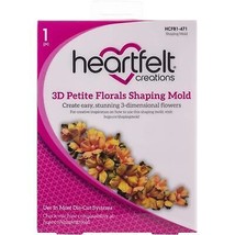 Heartfelt Creations Shaping Mold 3D Petite Florals HCFB1-471 - £23.59 GBP