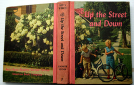 UP THE STREET AND DOWN 1958 Primer Betts Basic Readers Teacher&#39;s Edition - $16.34