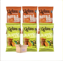 Uglies Kettle Cooked Potato Chips, Buffalo Ranch, Jalapeno, 3 each, 6 oz. Bags - £35.69 GBP