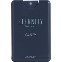 Eternity Aqua By Calvin Klein Edt Travel Spray 0.67 Oz For Men - $35.51