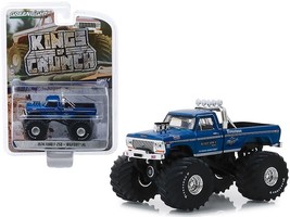 1974 Ford F-250 Monster Truck &quot;Bigfoot #1&quot; with 66-Inch Tires Blue (Clea... - $19.44