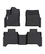 OREALTREND Floor Mats for Toyota Tundra CrewMax 2022-2024 Black TPE All-... - $139.99