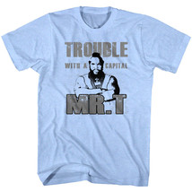 Mr T Trouble With A Capital T Men&#39;s T Shirt - £19.29 GBP