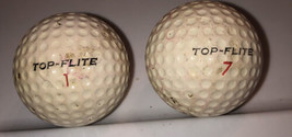 Vintage Spalding Top Flite #1 &amp; #7 Golf Ball Set - £9.57 GBP