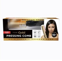 TYCHE GOLD PRESSING COMB DOUBLE SIDED DUAL VOLTAGEGOLD CERAMIC HZPC03 - $29.95