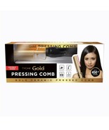 TYCHE GOLD PRESSING COMB DOUBLE SIDED DUAL VOLTAGEGOLD CERAMIC HZPC03 - $563.39 MXN