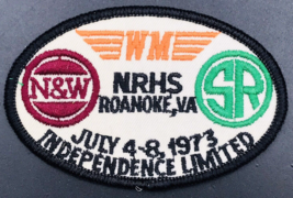 VTG 1973 NRHS National Railway Historical Society Independence Limited Patch - £9.58 GBP