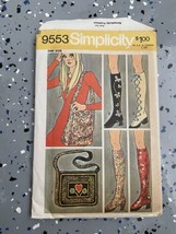 Simplicity 9553 1960&#39;s Vintage Design Misses&#39; Spats Bags Purse - $14.03