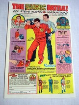 1976 Color Ad Six Million Dollar Man and Maskatron by Kenner Action Figures - £7.23 GBP