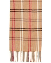 Steve Madden Mid Weight COuncey Plaid Muffler Scarf Womens Size:One Size,Camel - £15.03 GBP