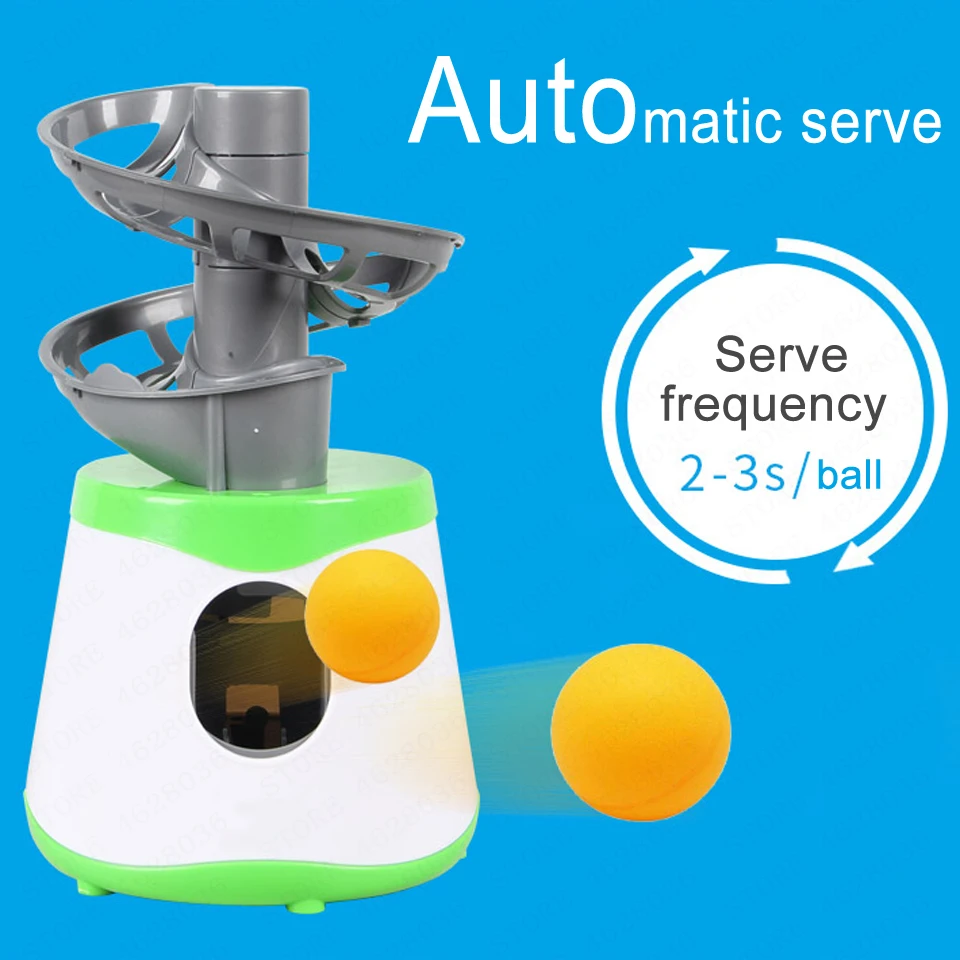 Sporting Table Tennis Ball Pitcher Automatic 4*AA Battery Ping Pong Ball Robot P - £64.48 GBP