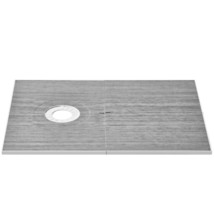 VEVOR Shower Curb Kit, 60&quot;x38&quot; Shower Pan Kit with 6.3&quot; Offset Drain, Li... - $135.62