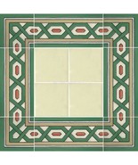 Ceramic High Relief Border  Tiles Handcrafted  - San Marcos Corner -  (you selec - $189.00