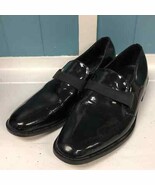 Vtg Nordstrom BrassBoot patent black leather men’s shoes size 9.5 formal... - $73.55 CAD