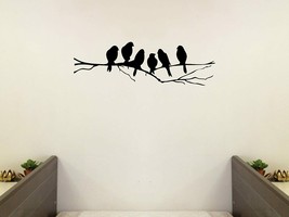 Bird Tree Branch Art Home Mural Décor Vinyl Wall Art decal Saying Home decal  - £7.94 GBP+