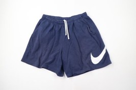 Nike Sportswear Club Mens 2XL XXL Faded Big Swoosh Above Knee Sweatpant ... - £35.00 GBP