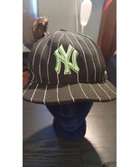 New Era Cap NY Yankees Black with Green White Pinstripes 59FIFTY Fitted ... - $20.29 CAD